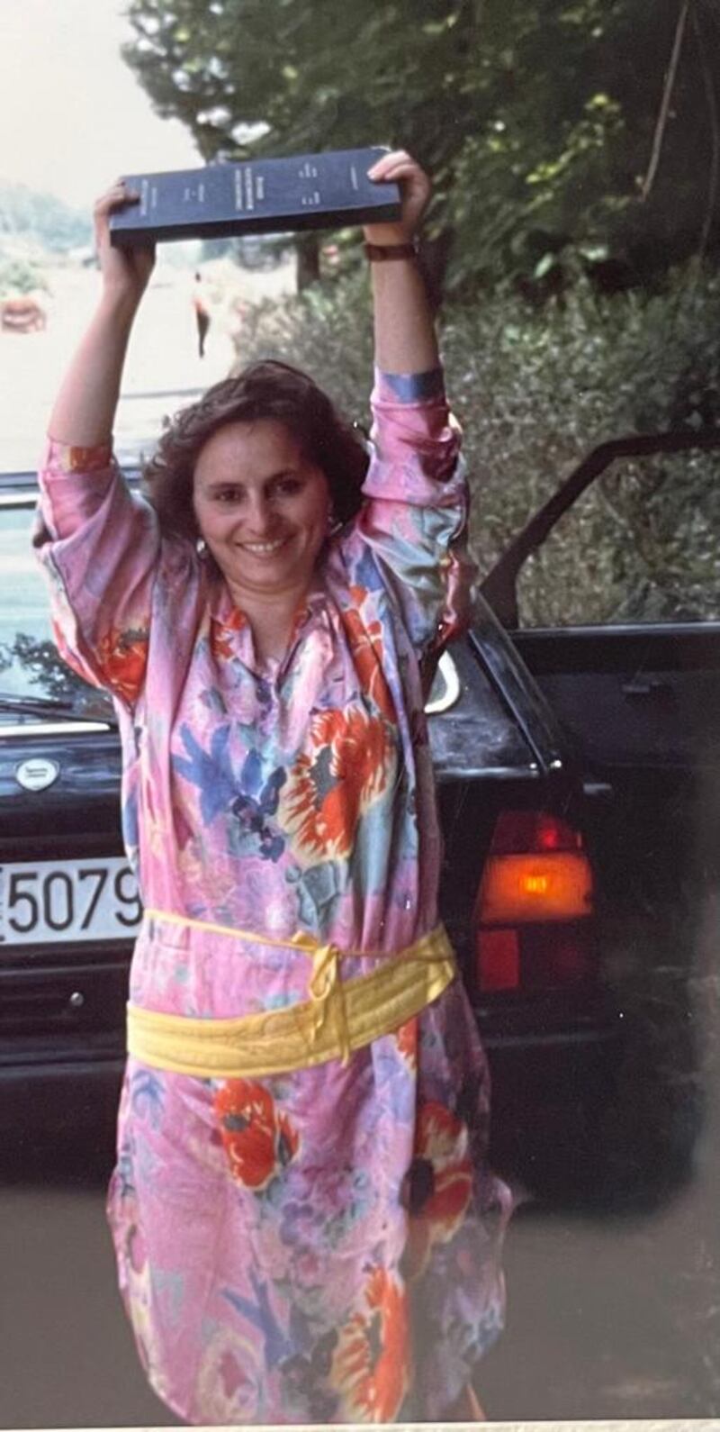 Cinzia Santulli il giorno della laurea