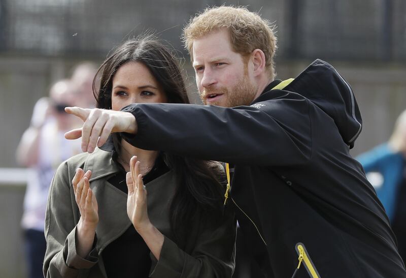 Meghan Markle con il Principe Harry agli Invictus Games 3