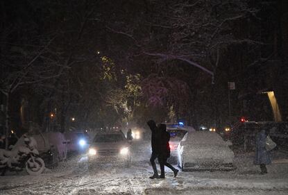 È arrivata la prima neve a New York 6