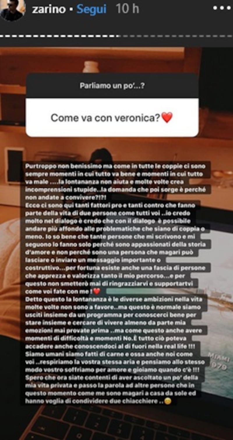 Alessandro Zarino, post