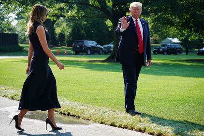 Donald Trump ritorna alla Casa Bianca dopo le vacanze 7