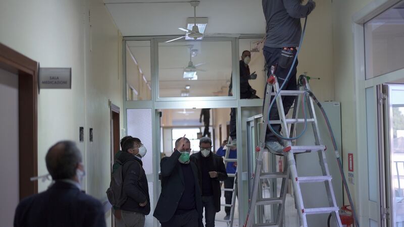 Foggia, le immagini del reparto Covid dell'ospedale Riuniti 5