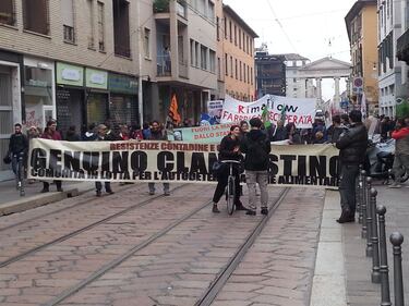 Milano: al via la manifestazione dei noexpo 1