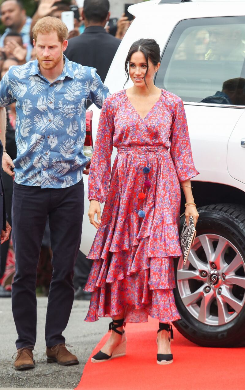 Meghan Markle, i primi scatti in abito premaman 1