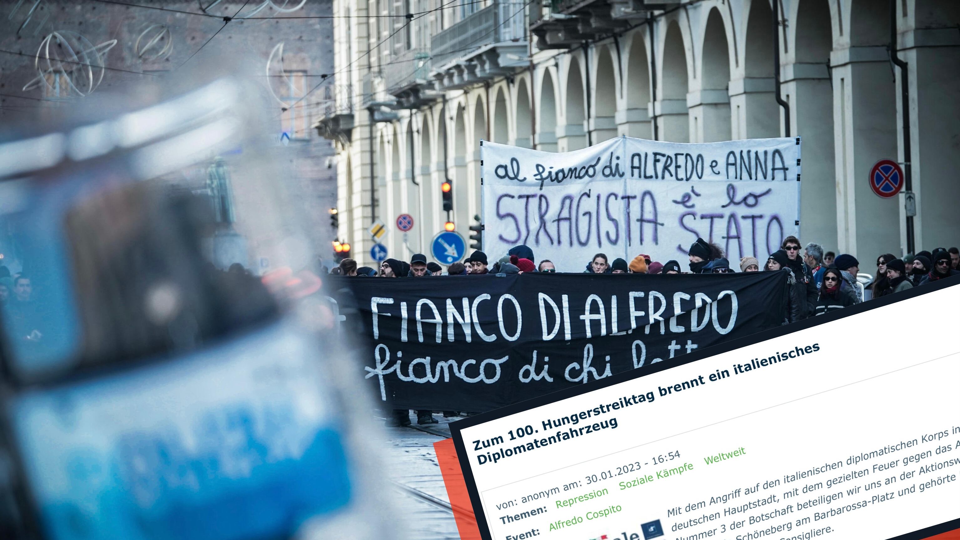 Cellula anarchica rivendica l'attentato. E nel documento spunta pure "ilGiornale"