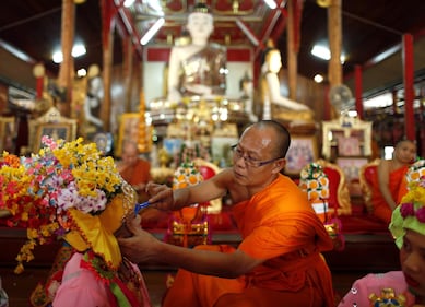 Tailandia, i bambini che saranno monaci buddisti 13