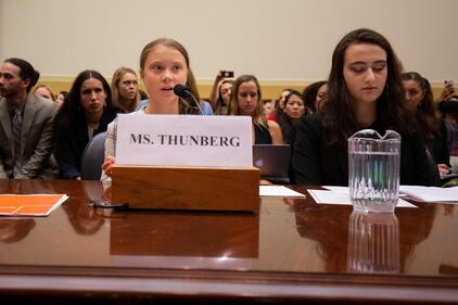 Greta Thunberg parla al Congresso Usa 6