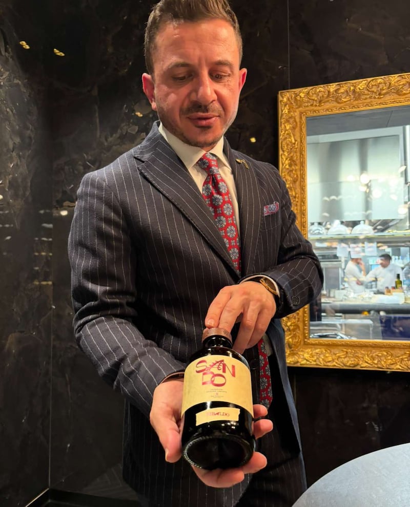 San Domenico, il sommelier Francesco Cioria