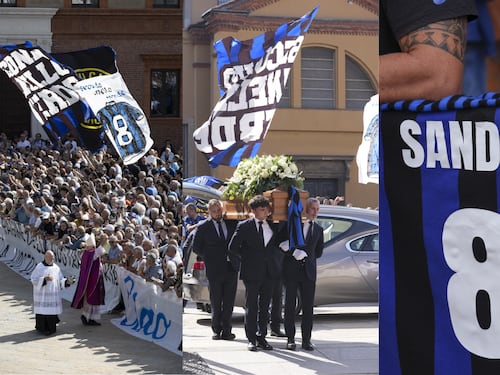 “Una leggenda che se ne va”: l’ultimo saluto a Mazzola tra applausi e cori dei tifosi. Presenti Malagò, Marotta e Bergomi