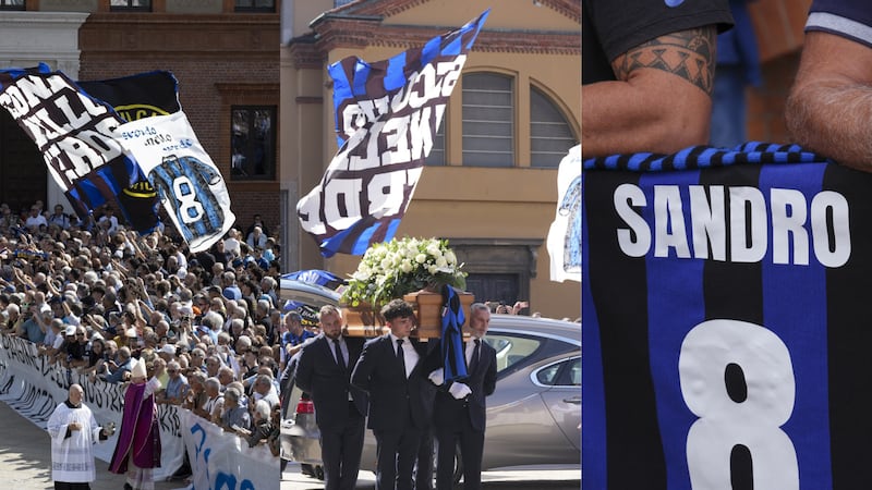 “Una leggenda che se ne va”: l’ultimo saluto a Mazzola tra applausi e cori dei tifosi. Presenti Malagò, Marotta e Bergomi