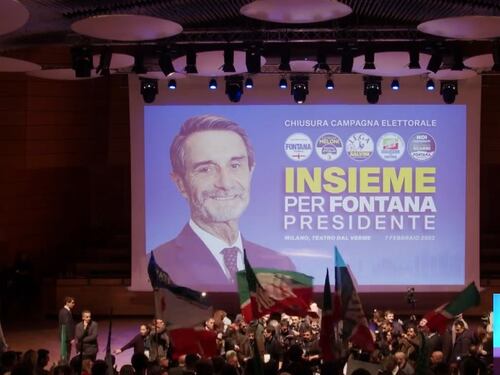 "Uniti e forti". Il centrodestra tira la volata al bis di Fontana
