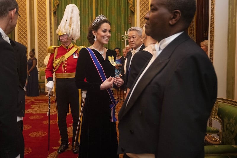 Kate Middleton, le foto al ricevimento di Buckingham Palace 8