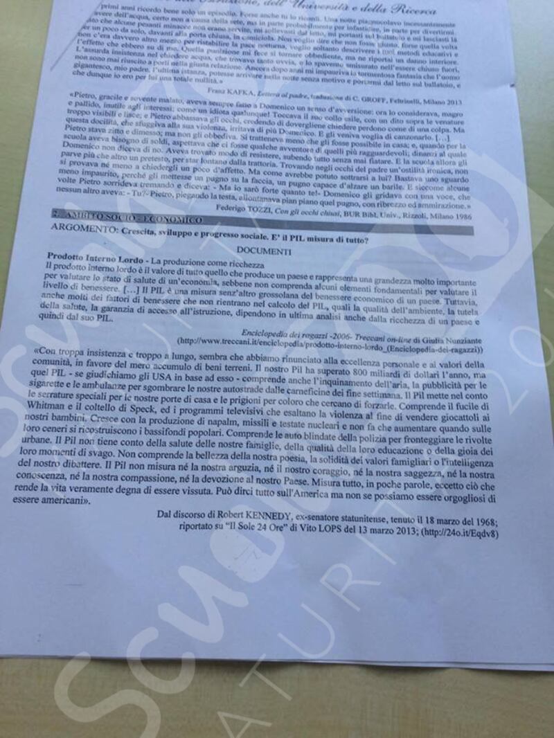 Maturità 2016, ecco le tracce 4