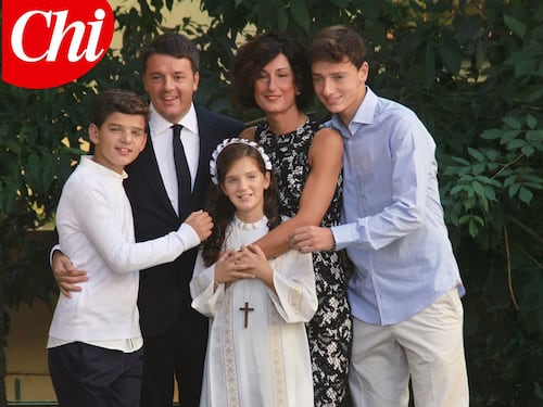 Renzi alla comunione della figlia Ester, le immagini in esclusiva di Chi