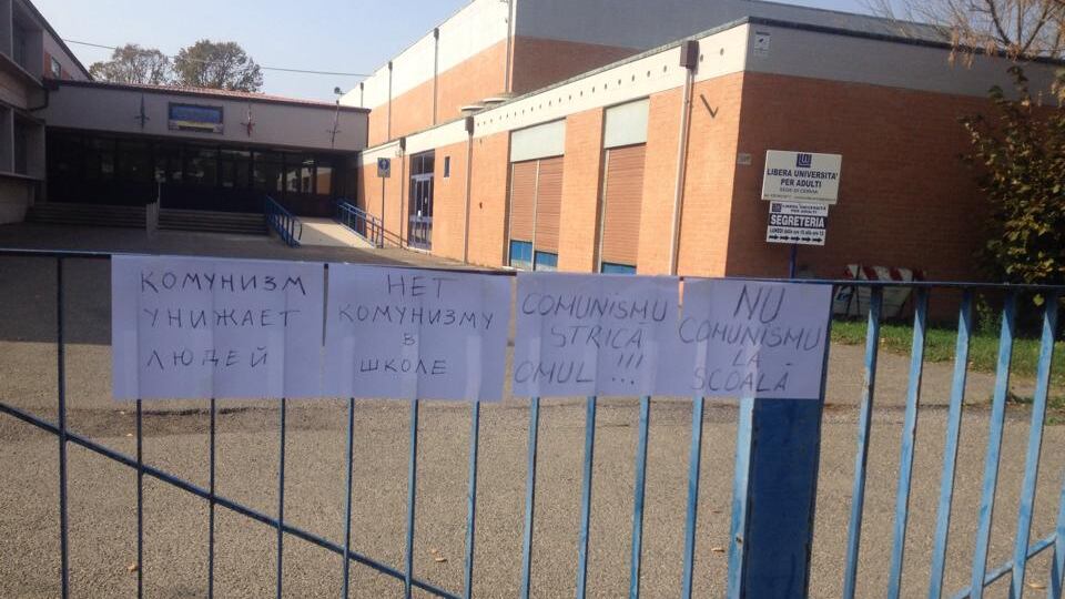 I partigiani e la lezione di comunismo alle elementari