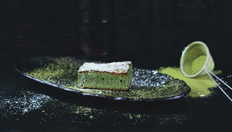 Dolce con tè matcha
