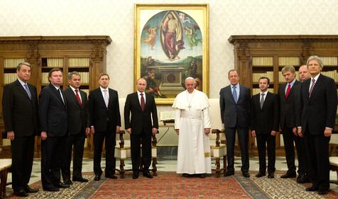 Putin in Vaticano: faccia a faccia col Papa 7