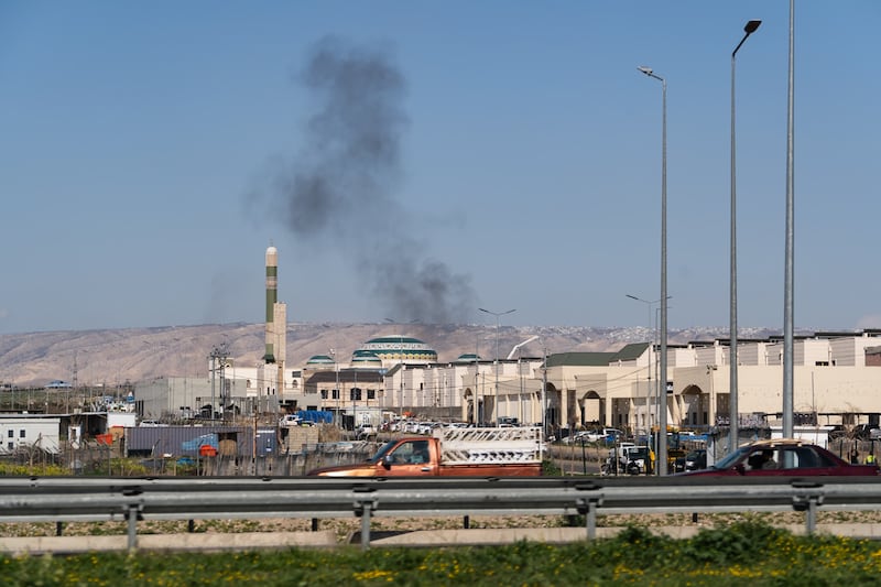 Le immagini dopo l'attacco alla base italiana di Erbil 3