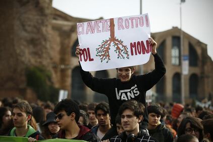 Roma, manifestazione contro i cambiamenti climatici  3