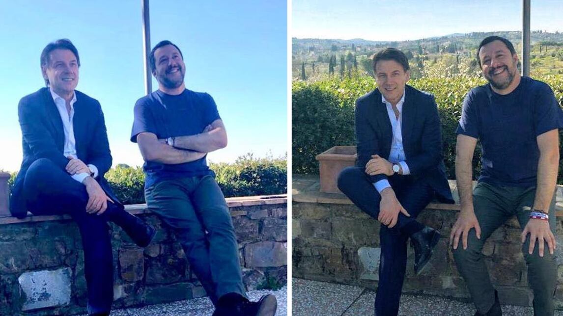 Salvini e Conte rassicurano: uno scatto allontana la crisi