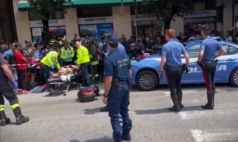 L'arrivo dei soccorsi