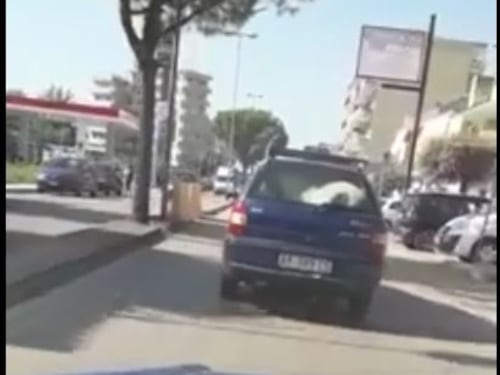 Trasporta il pony nel bagagliaio dell’auto: il video choc