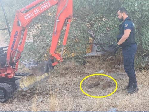 Taranto, trovati ordigni bellici sotto un cespuglio