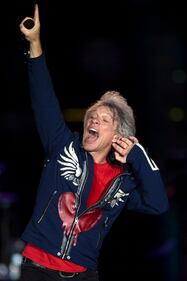 La Band dei Bon Jovi in forma smagliante al "Rock in Rio" 2