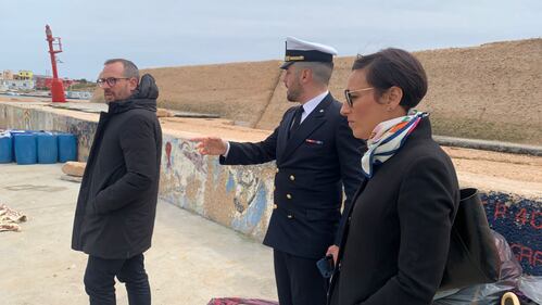 Sara Kelany e Francesco Filini in missione a Lampedusa 7