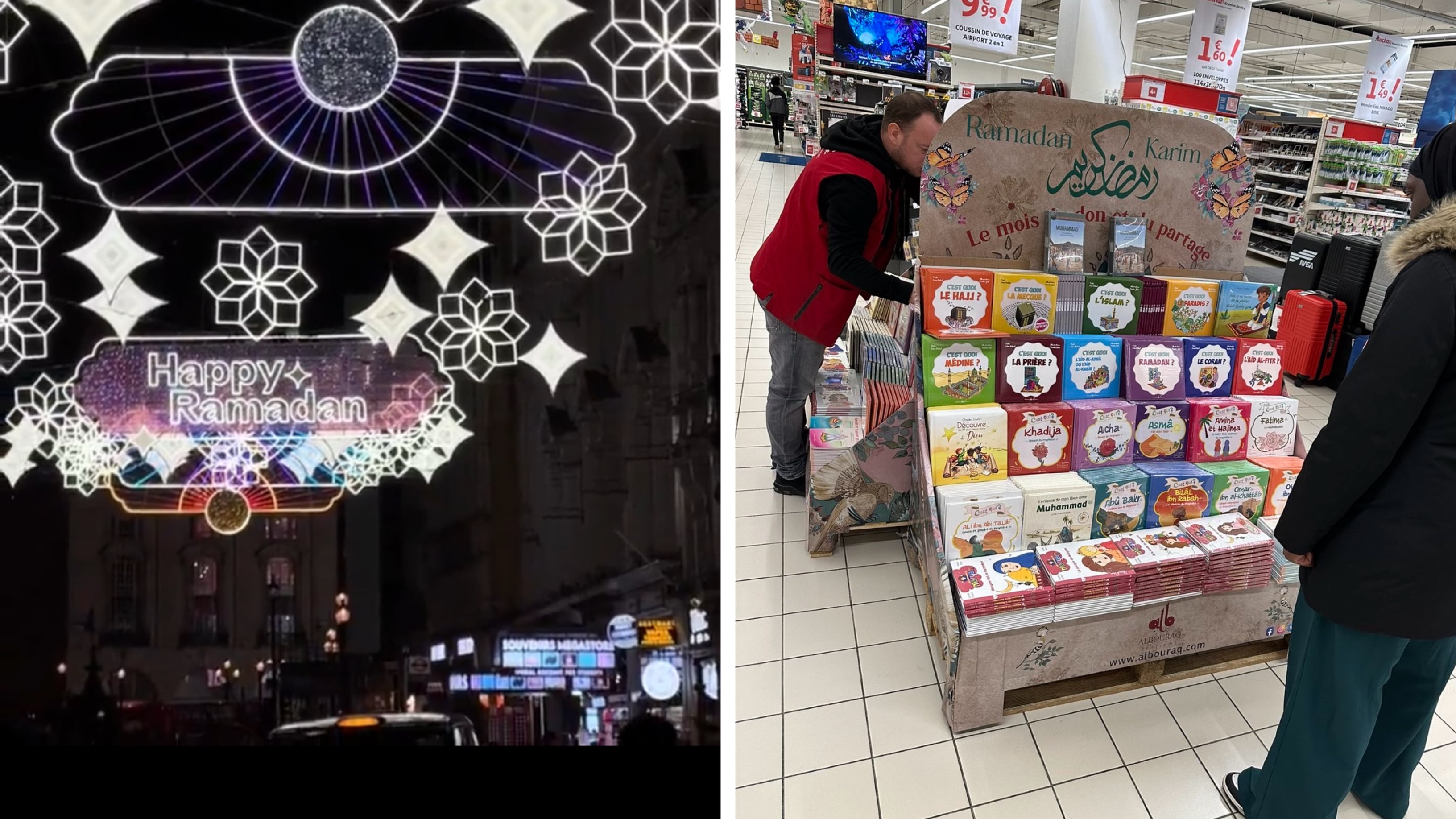 Libri, promozioni e luminarie: da Parigi a Londra, i simboli islamici "invadono" le città