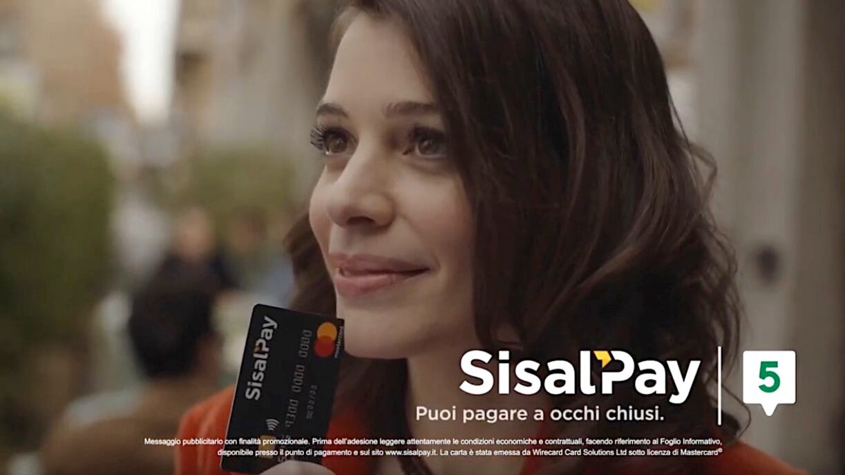 Pagamenti, sbarca in Tv la nuova carta SisalPay-Banca 5