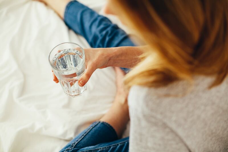 Bere acqua a letto