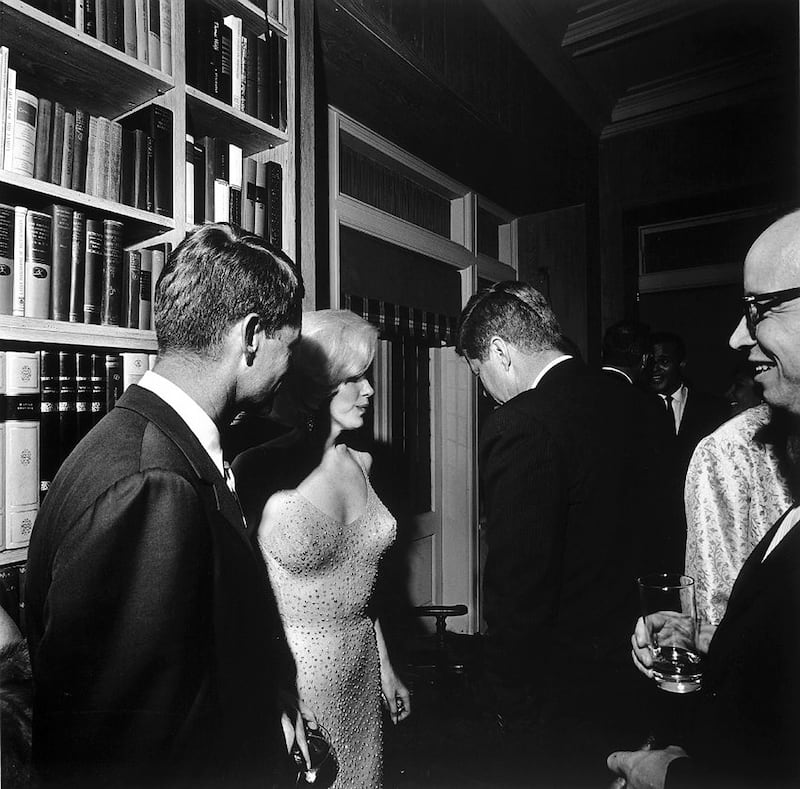 Marilyn Monroe con i Kennedy