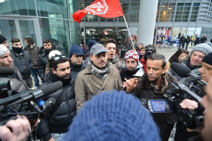Il movimento dei Forconi in piazza a Milano 2