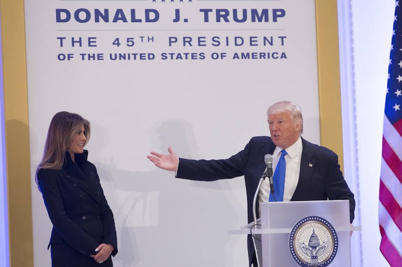 Melania e Donald Trump, coppia presidenziale 36