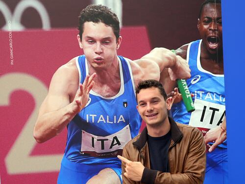 Pista di atletica per i bimbi sul piazzale dello stadio