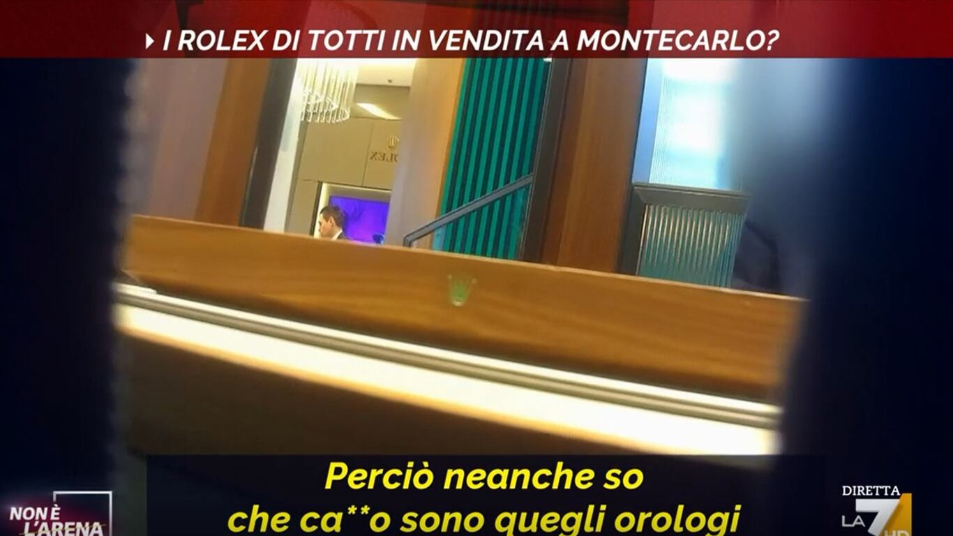 "Non so di chi ca... siano". Spunta l'audio di Totti sui Rolex