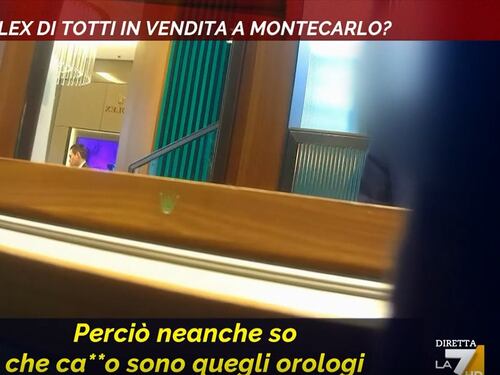 "Non so di chi ca... siano". Spunta l'audio di Totti sui Rolex