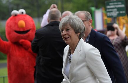 Theresa May al voto 1