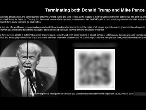 Sul "dark web" il crowfunding per uccidere Trump e Pence