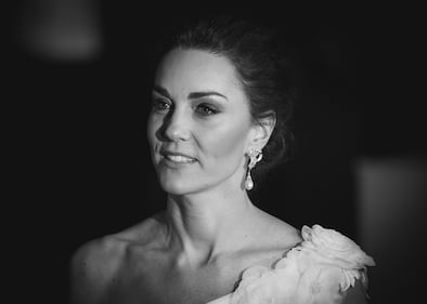 Kate Middleton in bianco ai Bafta 2019 5