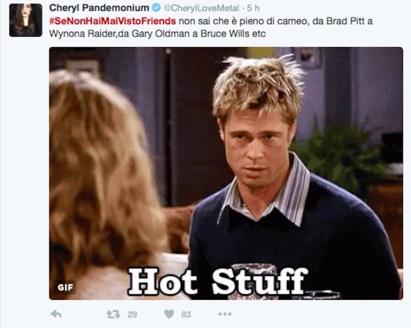 Friends, #SeNonHaiMaiVistoFriends impazza su Twitter 8