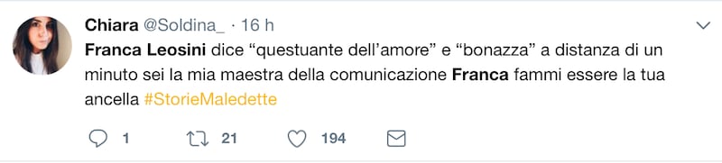 Franca Leosini, social in delirio per lei 5
