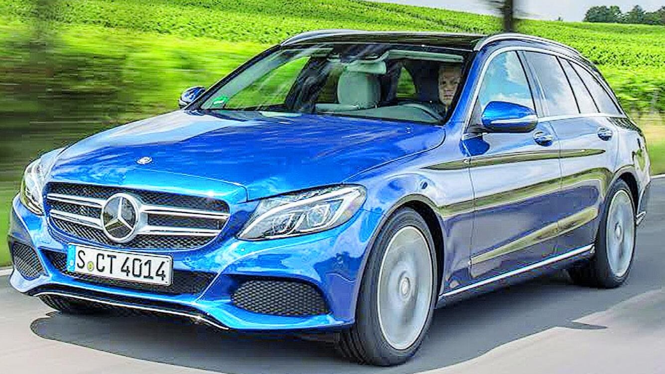 Mercedes C wagon divora la strada Elegante e sportiva