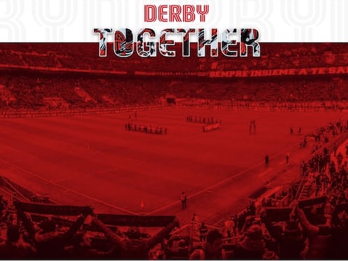Il Milan lancia il derby virtuale, fra tifo nella sfida con l'Inter e solidarietà con il progetto Assist