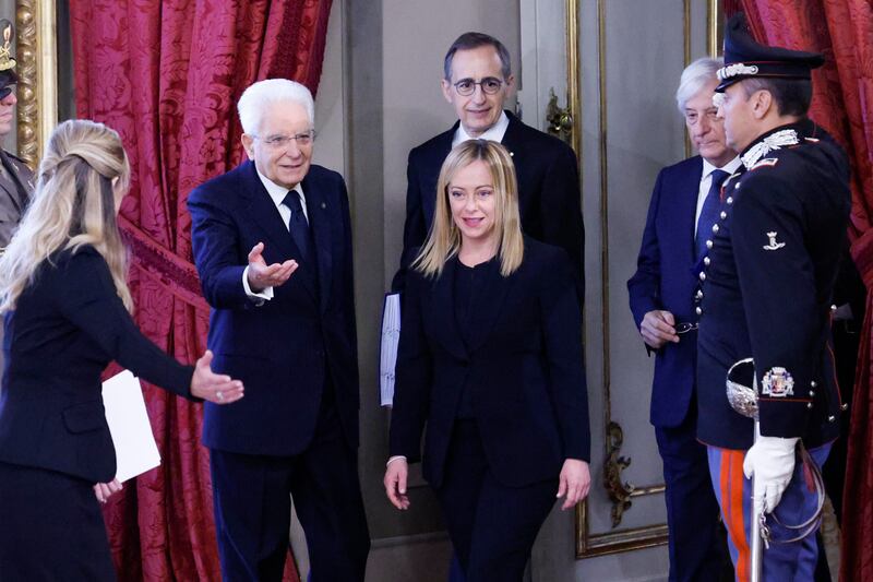 Giuramento del governo al Quirinale 1