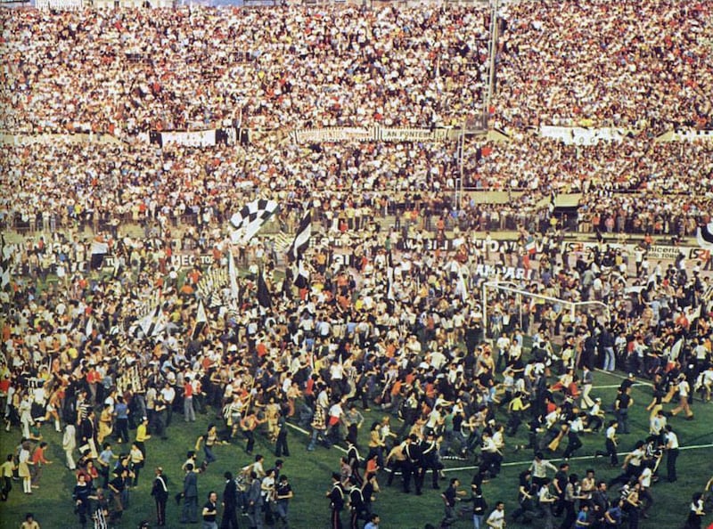 La festa dei tifosi bianconeri (Wikipedia)