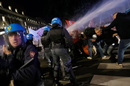 Scontri pro Pal a Roma 5