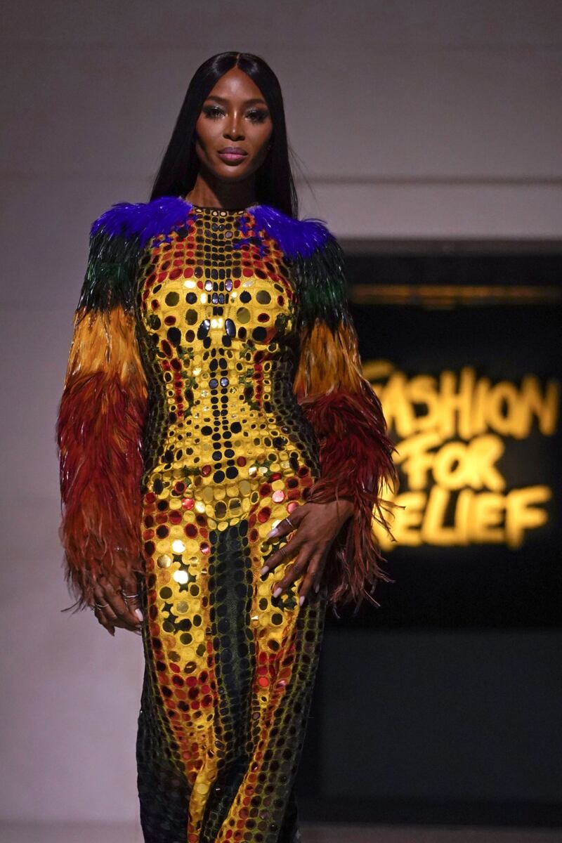 Naomi Campbell alla London Fashion Week: foto 7