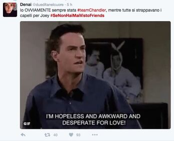 Friends, #SeNonHaiMaiVistoFriends impazza su Twitter 7